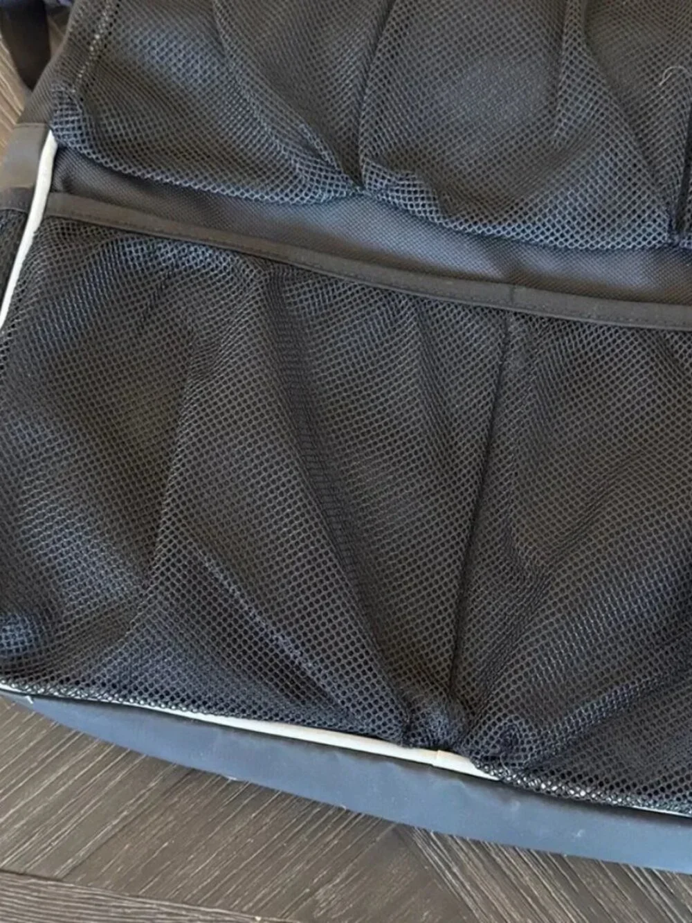 KEMIMOTO Boat Seat Back Organizer Storage Bag Black Marine Gear Holder Pontoon